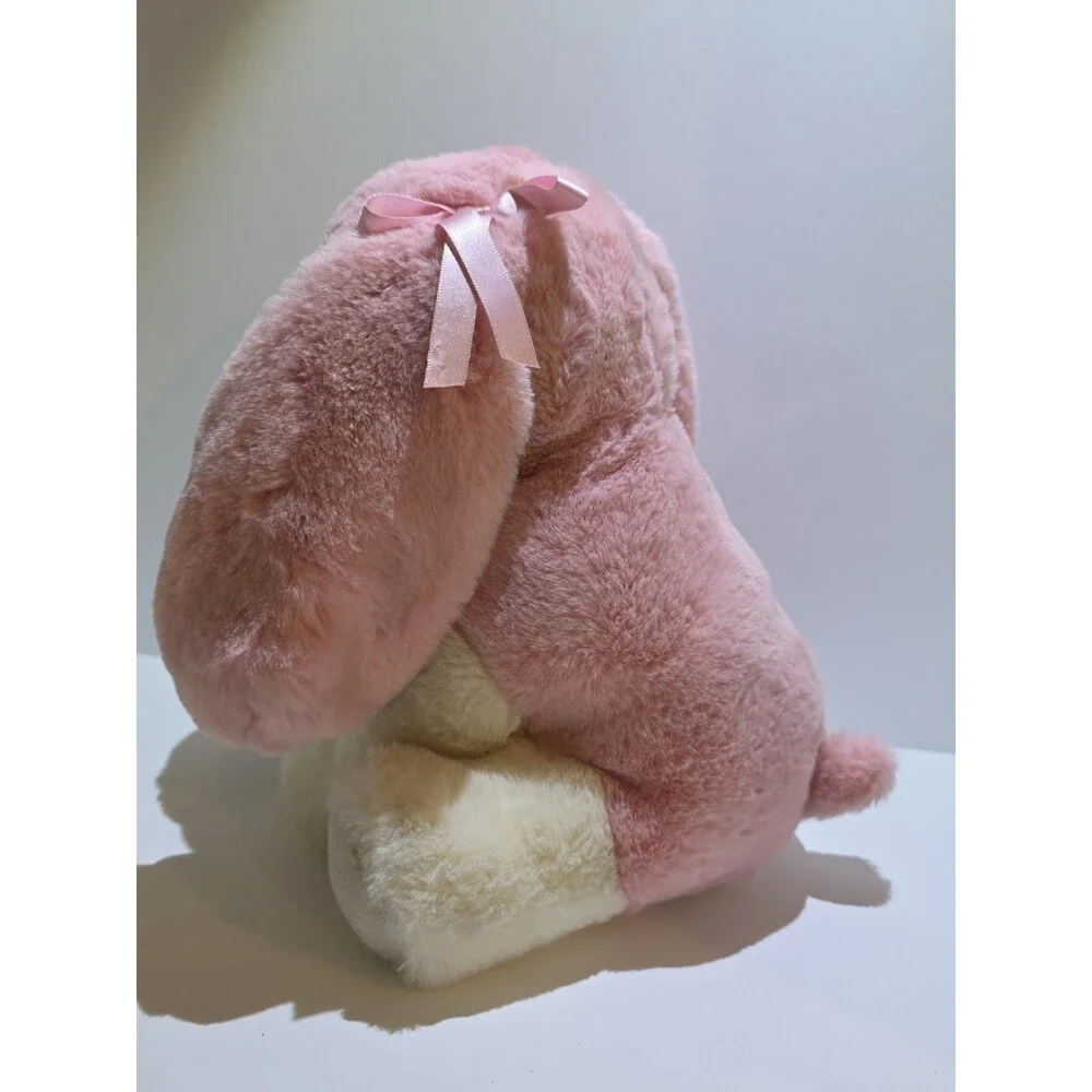 Aurora Pretty in Pink Bessie Plush Puppy Dog Pink & Cream Stuffed Animal